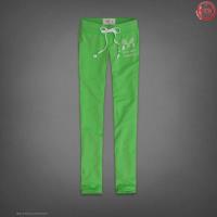 dames abercrombie sweatpants wit lace-up af groen Nieuwe Goedkope hgsyp272